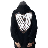 'Touch The Heart' Graphic Hoodie