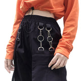 Women's Chain Cargo Pants