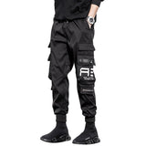 Letter Dark Fleece Cargo Pants