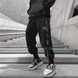 Patchwork Color Techwear Cargo Pants