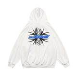 Letter Spider Graphic Hoodie