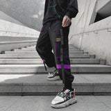 Patchwork Color Techwear Cargo Pants