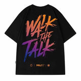 'Walk The Talk' Letter Graphic T-shirt