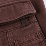 Side Pockets High Waist Cargo Pants