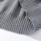 Classic Pure Color Turtleneck Knitted Sweater