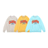 Cute Cartoon Letter Print Sweatshirt