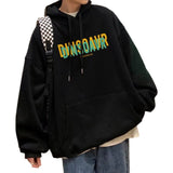 'DINSOAVR' Letter Print Hoodie