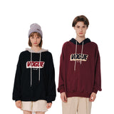 'VOGUE' Letter Graphic Couples Hoodie