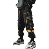 Patchwork Color Techwear Cargo Pants