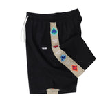 Poker Embroidery Shorts