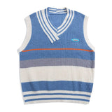 Stripe Graphic Knitted Vest