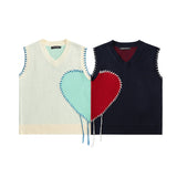 Patchwork Love Couples Vest