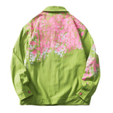 Cherry Blossom Pocket Denim Jacket