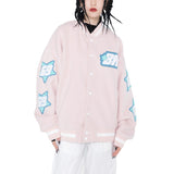 Letter Logo Embroidery Baseball Jacket