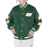 Letter Logo Embroidery Baseball Jacket