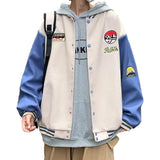 Logo Patchwork Baseball Jacket