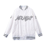 Letter Embroidery Casual Jacket