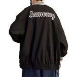 Letter Embroidery Varsity Jacket