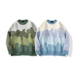 Color Match Wavy Sweater