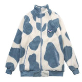 Blue Cow Pattern Jacket