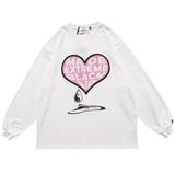 Black Air Heart Long Sleeve Shirt