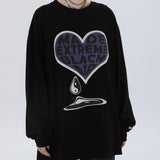 Black Air Heart Long Sleeve Shirt