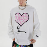 Black Air Heart Long Sleeve Shirt