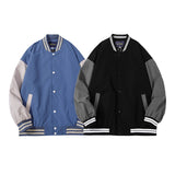 Pure Patchwork Baseball Jacket