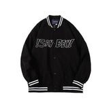 Pure Letter Embroidery Jacket