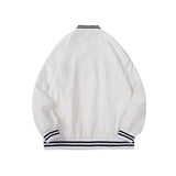 Pure Letter Embroidery Jacket