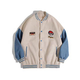 Logo Patchwork Baseball Jacket