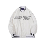 Pure Letter Embroidery Jacket