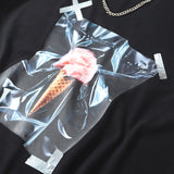 Necklace Ripped Graphic T-Shirt