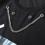 Necklace Ripped Graphic T-Shirt