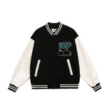 Bear Letter Embroidery Jacket