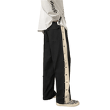 Detachable Side Buttons Sweatpants