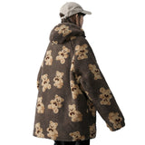 Bear Design Sherpa Coat