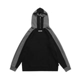 Patchwork Pure Knitted Hoodie