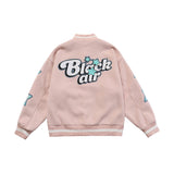 Letter Logo Embroidery Baseball Jacket