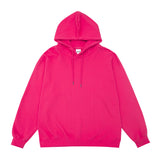 Pure Color Contracted Hoodie